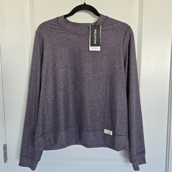 NWT Peloton Women's Dreamblend Crewneck Pullover, Size Medium, Purple - Picture 4 of 9
